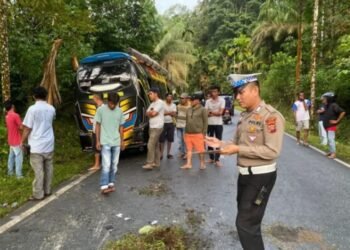 Kronologi Bus Binter Terguling di Agam, Balita Jadi Korban