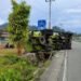 Sopir Hilang Kendali, Truk Asal Bengkulu Kecelakaan di Padang