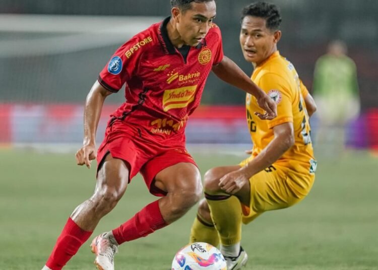 Persija menghadapi Semen Padang dalam lanjutan pekan ke-30 BRI Liga 1 di Stadion Pakansari, Kabupaten Bogor, Minggu (27/4). Foto: Dok. Persija