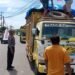 Satlantas Polres Dharmasraya Tindak Truk Sawit Tanpa Penutup Muatan