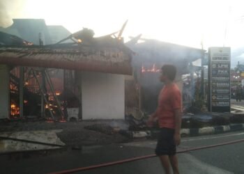 Kantor Lurah Kampung Jawa di Pariaman Terbakar