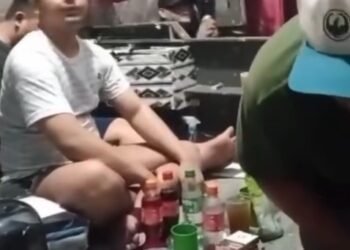 Viral! Napi Dugem di Rutan, Joget-joget Sambil Minum dan Merokok Santai