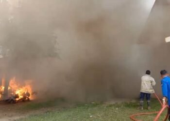 Sebuah Rumah Terbakar di Limapuluh Kota, Empat Orang Jadi Korban