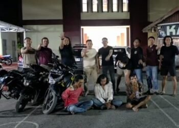 Terekam Curi Motor di Parkiran Kota Solok, Tiga Orang Ditangkap