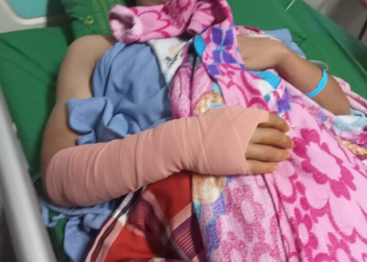 Korban menjalani perawatan di rumah sakit. Ist