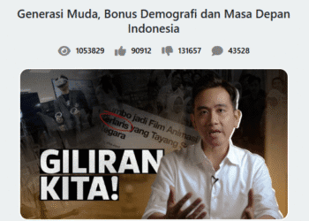 Konten Monolog Wapres Gibran Banjir Komentar Kritik dan Dislike Massal di YouTube​