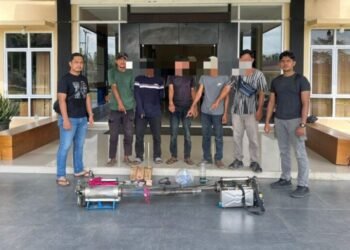 Pungli Berkedok Fogging, 5 Pria Asal Riau Ditangkap di Dharmasraya