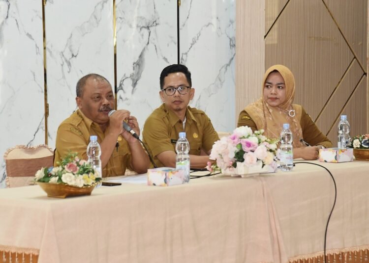 Dinas Kominfo Pariaman mengadakan sosialisasi pembentukan Pejabat Pengelola Informasi dan Dokumentasi (PPID) Desa, Senin (5/5).