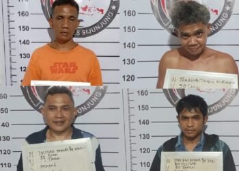 Empat Pria di Sijunjung Terancam 20 Tahun Penjara dan Denda Rp10 Miliar, Ini Kasusnya
