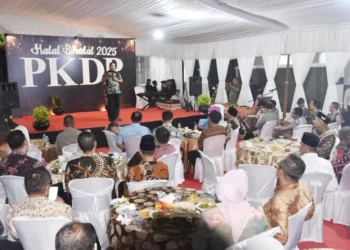 Wawako Pariaman Hadiri Halal Bihalal PKDP 2025, Tegaskan Eratnya Hubungan Kota dan Kabupaten