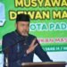 Fadly Amran Hadiri Musda Dewan Masjid Indonesia Kota Padang
