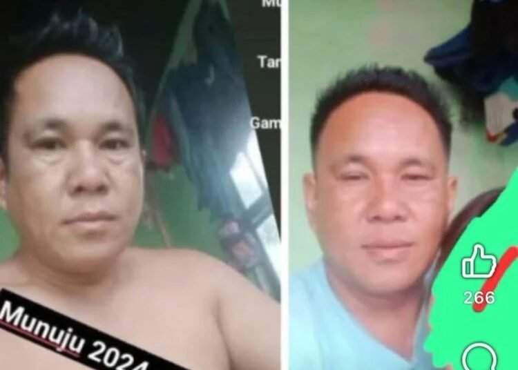 Foto pria disebut terduga pelaku penganiayaan anak tiri di Dharmasraya.