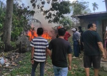 Dua Rumah Tak Berpenguni Terbakar di Agam, Kerugian Rp70 Juta