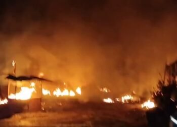 Video: Kebakaran Hanguskan Sejumlah Bangunan di Limapuluh Kota