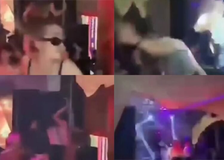Tangkap layar video pesta di Pesisir Selatan.