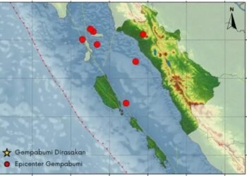 7 Gempa Guncang Sumbar selama Sepekan, Ini Penyebabnya