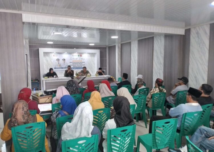 Agenda Musyawarah Khusus Pembentukan Koperasi Kelurahan Merah Putih Bukik Cangang Kayu Ramang, Kecamatan Guguk Panjang, Kota Bukittinggi, Kamis (22/5/2025). (Foto: RRI)