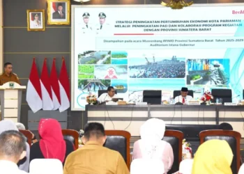 Wakil Wali Kota Pariaman Paparkan 25 Usulan Proyek Strategis dalam Musrenbang RPJMD Sumbar 2025–2029