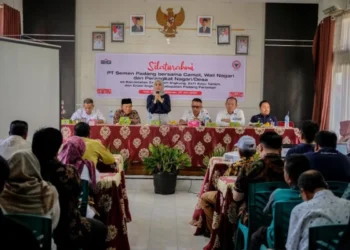 PT Semen Padang Gandeng 12 BUMNag di Padang Pariaman untuk Pembangunan Infrastruktur Nagari