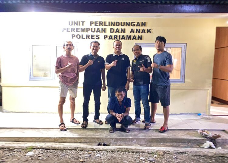 Lansia yang mencabuli anak di bawah umur ditangkap. (foto: Dok. Polres Pariaman).