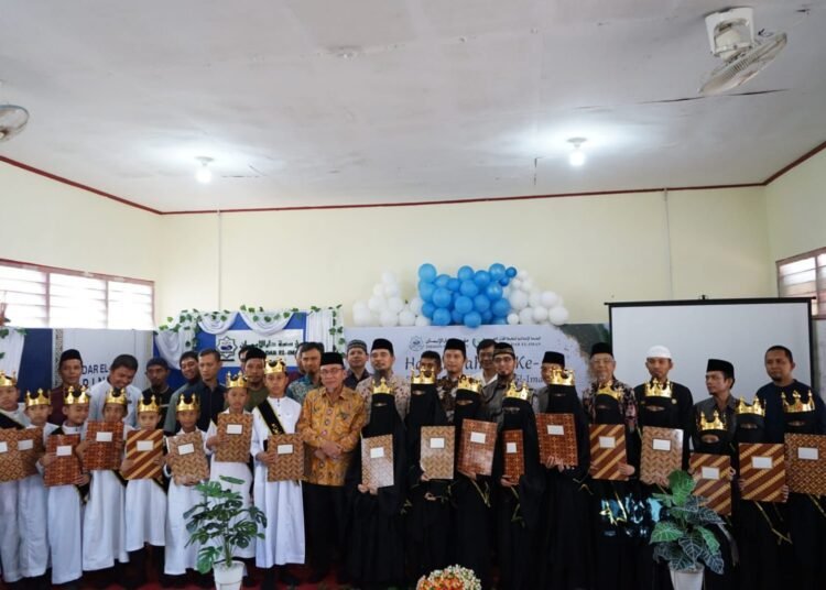 Wakil Wali Kota Padang, Maigus Nasir menghadiri acara Haflah Tahfidz ke-4 yang digelar oleh MIT Saqu Dar El-Iman, Sabtu (14/6).