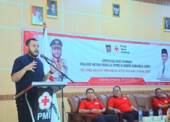 Pemko Dukung PMI Padang, Fadly Amran Tegaskan Pentingnya Pembinaan Relawan Muda