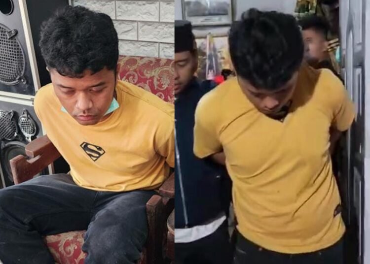 Terduga pelaku mutilasi di Padang Pariaman ditangkap polisi.