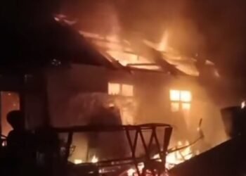 Kebakaran Hanguskan Rumah Warga di Tanah Datar, Kerugian Capai Rp300 Juta
