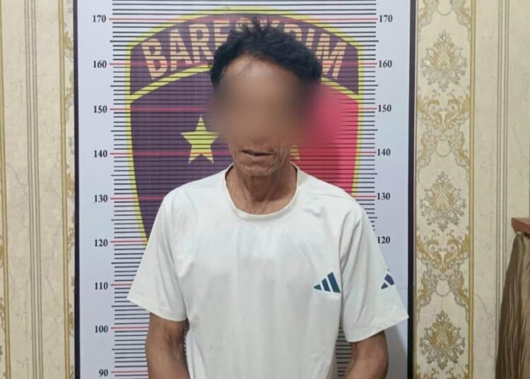 Tersangka MI (71) ditahan di Mapolres 40 Kota