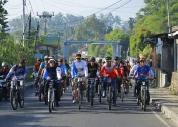 Wawako Payakumbuh Gowes Bareng Ribuan Peserta, Promosikan Wisata Lewat Sepeda