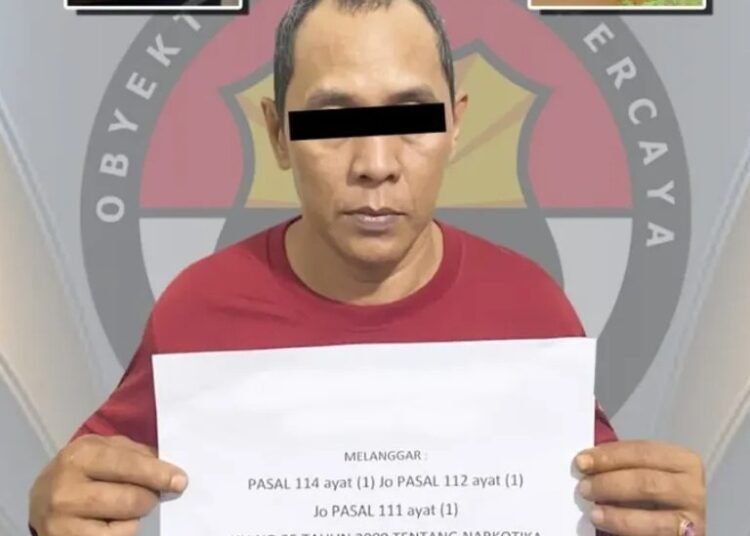 Pelaku penyalahgunaan narkoba di Payakumbuh ditangkap. (foto: Polres Payakumbuh).