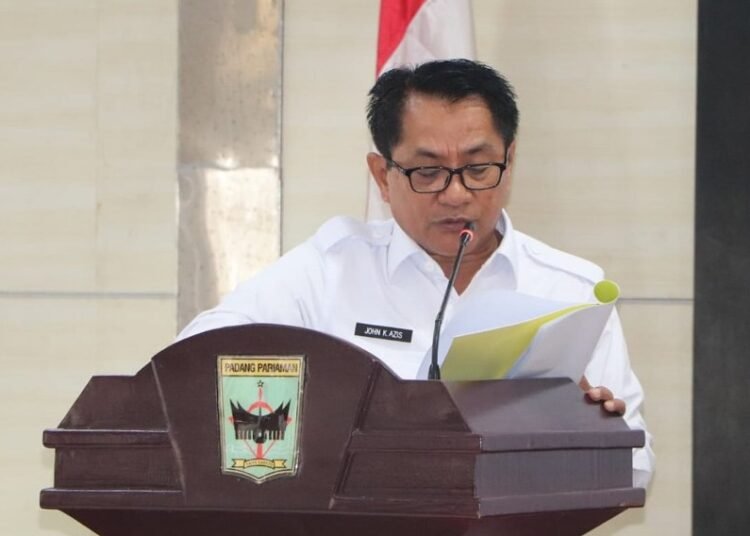 Bupati Padang Pariaman, John Kenedy Azis. (foto: Pemkab Padang Pariaman).
