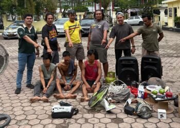 Mencuri Bersama-sama di Tiga Tempat, Tiga Pemuda di Pesisir Selatan Ditangkap