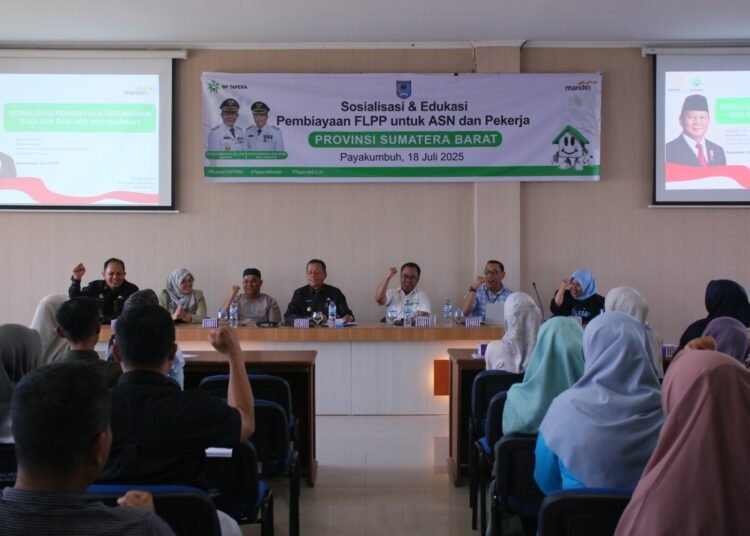 Pemko Payakumbuh menggelar kegiatan sosialisasi pembiayaan perumahan bagi ASN dan pekerja. (foto: Pemko Payakumbuh).