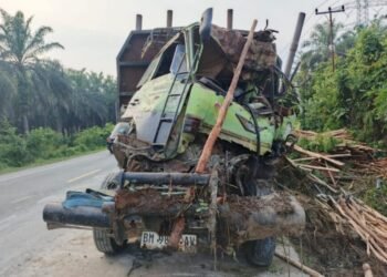 Kecelakaan Maut di Pelalawan, Sopir Grand Max Warga Agam Meninggal di Tempat