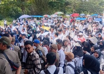 1500 Tenaga Honorer di Padang Pariaman Gelar Aksi Demo Tuntut Status ASN PPPK