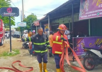Gas Elpiji Meledak, Api Lahap Kedai Laundry di Padang
