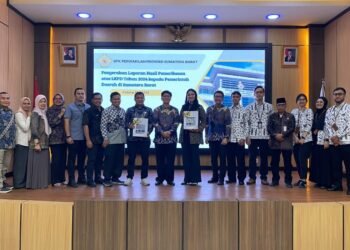 Penyerahan LHP LKPD 2024: Ketua DPRD Dharmasraya Wakili Delapan Daerah Berikan Sambutan