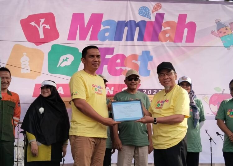 Wakil Wali Kota Padang Maigus Nasir menghadiri kegiatan Mamilah Fest 2025, Sabtu (16/8).