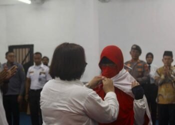 Narapidana Perempuan Kasus Terorisme di Padang Ucapkan Ikrar Setia ke NKRI