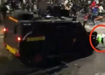 Tragis! Driver Ojol Tewas Dilindas Mobil Rantis Polisi