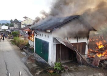 Dua Rumah di Solok Selatan Ludes Terbakar, Diduga Korsleting Listrik