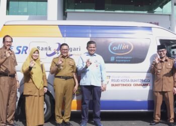 Wali Kota Bukittinggi Resmikan Armada Antar Jemput Pasien RSUD dari Bank Nagari