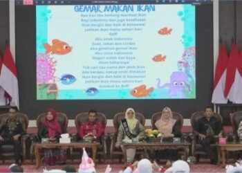 Program Gurami Diluncurkan di Bukittinggi, Dorong Anak Paud Gemar Makan Ikan