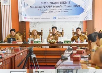 Pelayanan Publik Kota Pariaman Raih Predikat Sangat Baik, Bimtek PEKPPP Mandiri 2025 Digelar
