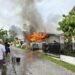 Rumah dan Warung Hangus Terbakar di Perumahan Dosen Unand Padang