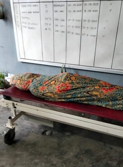 Jasad korban saat berada di RS Bhayangkara Padang. Foto: IST