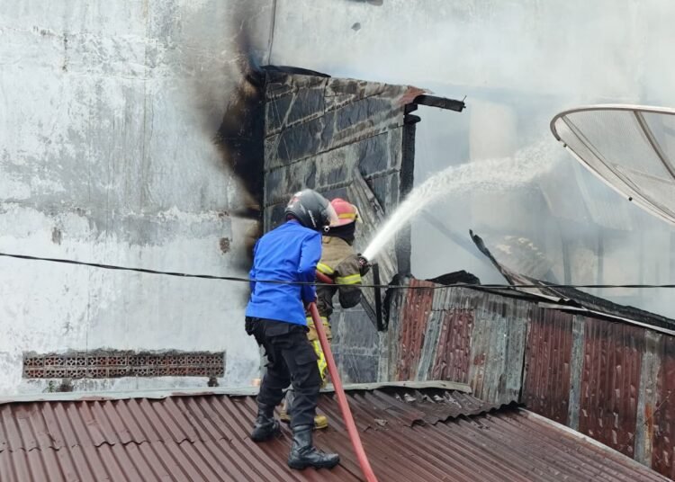 Parik Rantang, Kecamatan Payakumbuh Barat, Kota Payakumbuh, Jumat (12/09/2025) siang. Foto: Damkar Payakumbuh