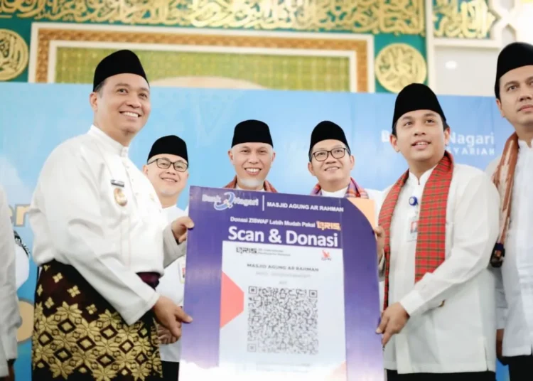 Bank Nagari meresmikan Kantor Fungsional (KF) Syariah di Kota Pekanbaru, Jumat (12/9/2025).