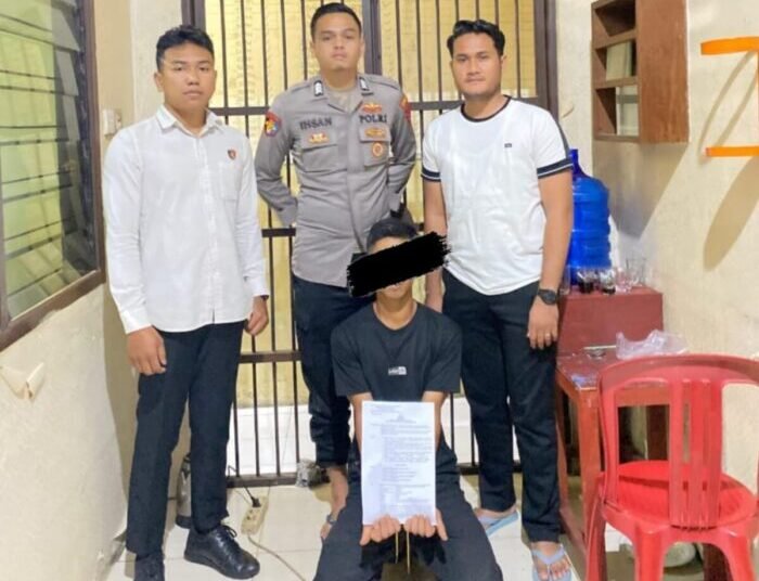 Pelaku diamankan di Mapolres Solok Selatan. IST